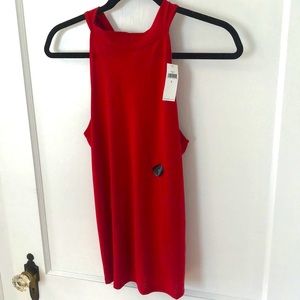 Red Tie Blouse from Banana Republic